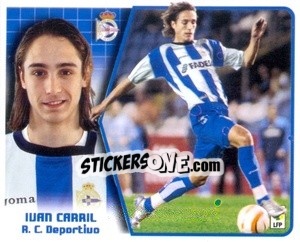 Sticker Iván Carril - Liga Spagnola 2005-2006 n. 188 - Colecciones ESTE