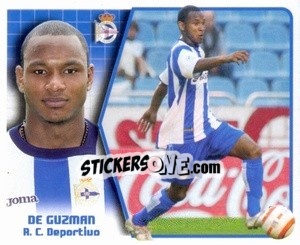 Sticker De Guzmán - Liga Spagnola 2005-2006 n. 189 - Colecciones ESTE