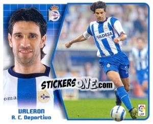Sticker Valerón - Liga Spagnola 2005-2006 - Colecciones ESTE