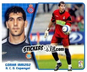 Sticker Gorka Iraizoz - Liga Spagnola 2005-2006 - Colecciones ESTE
