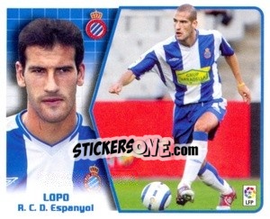 Sticker Lopo - Liga Spagnola 2005-2006 n. 205 - Colecciones ESTE