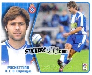 Sticker Pochettino - Liga Spagnola 2005-2006 n. 206 - Colecciones ESTE