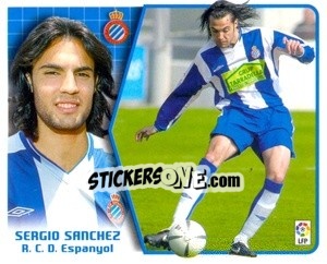 Sticker Sergio Sánchez - Liga Spagnola 2005-2006 - Colecciones ESTE