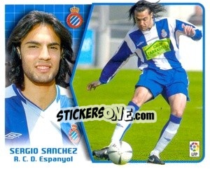 Sticker Sergio Sánchez - Liga Spagnola 2005-2006 n. 208 - Colecciones ESTE