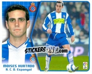 Cromo Moisés Hurtado - Liga Spagnola 2005-2006 - Colecciones ESTE
