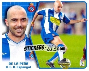 Sticker De La Peña - Liga Spagnola 2005-2006 - Colecciones ESTE