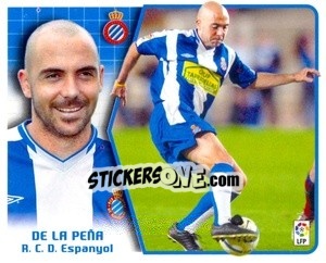 Cromo De La Peña - Liga Spagnola 2005-2006 - Colecciones ESTE