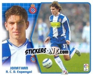 Sticker Jonathan - Liga Spagnola 2005-2006 n. 218 - Colecciones ESTE