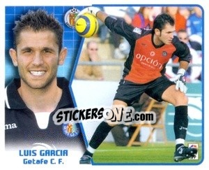 Sticker Luis Garcia - Liga Spagnola 2005-2006 n. 221 - Colecciones ESTE