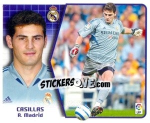 Sticker Casillas - Liga Spagnola 2005-2006 n. 243 - Colecciones ESTE