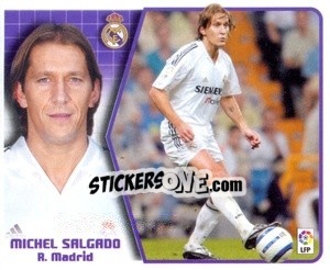 Sticker Michel Salgado - Liga Spagnola 2005-2006 n. 245 - Colecciones ESTE