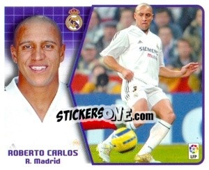 Sticker Roberto Carlos - Liga Spagnola 2005-2006 n. 252 - Colecciones ESTE