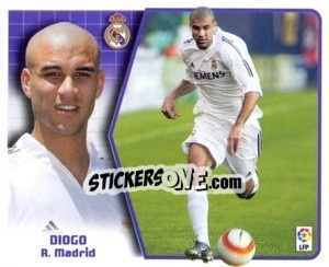 Sticker Diogo - Liga Spagnola 2005-2006 n. 255 - Colecciones ESTE