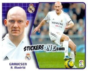 Cromo Gravesen - Liga Spagnola 2005-2006 n. 256 - Colecciones ESTE
