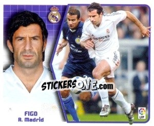 Sticker Figo baja - Liga Spagnola 2005-2006 n. 257 - Colecciones ESTE