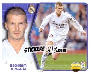 Cromo Beckham - Liga Spagnola 2005-2006 - Colecciones ESTE