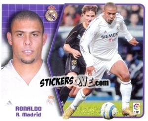 Sticker Ronaldo - Liga Spagnola 2005-2006 n. 264 - Colecciones ESTE