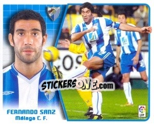 Cromo Fernando Sanz - Liga Spagnola 2005-2006 - Colecciones ESTE