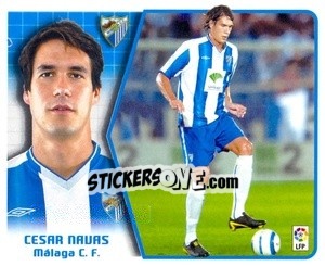 Cromo César Navas - Liga Spagnola 2005-2006 - Colecciones ESTE