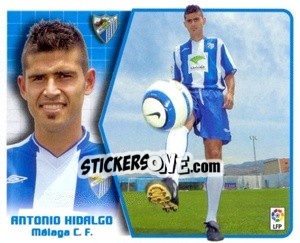 Cromo Antonio Hidalgo - Liga Spagnola 2005-2006 - Colecciones ESTE