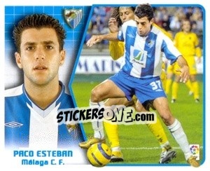 Cromo Paco Esteban - Liga Spagnola 2005-2006 - Colecciones ESTE