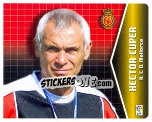 Cromo Héctor Cuper - Liga Spagnola 2005-2006 n. 288 - Colecciones ESTE