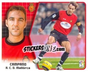 Sticker Campano - Liga Spagnola 2005-2006 n. 299 - Colecciones ESTE