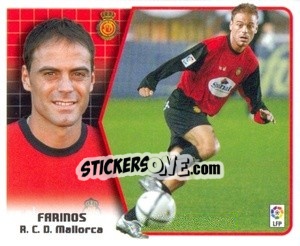 Sticker Farinós - Liga Spagnola 2005-2006 n. 302 - Colecciones ESTE