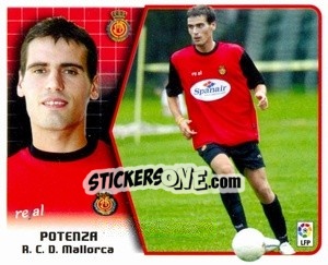 Cromo Potenza - Liga Spagnola 2005-2006 - Colecciones ESTE