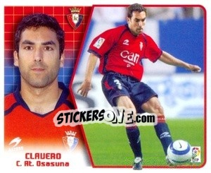Cromo Clavero - Liga Spagnola 2005-2006 - Colecciones ESTE