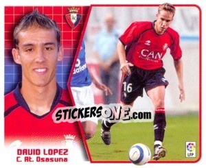 Sticker David López - Liga Spagnola 2005-2006 n. 328 - Colecciones ESTE