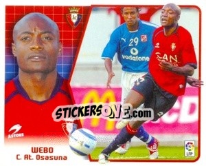 Sticker Webó - Liga Spagnola 2005-2006 - Colecciones ESTE