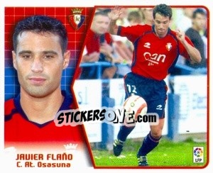Cromo Javier Flaño - Liga Spagnola 2005-2006 - Colecciones ESTE
