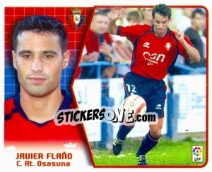 Figurina Javier Flaño - Liga Spagnola 2005-2006 - Colecciones ESTE