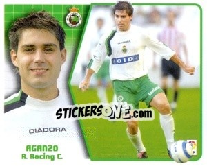 Cromo Aganzo - Liga Spagnola 2005-2006 - Colecciones ESTE