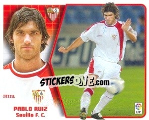 Sticker Pablo Ruiz - Liga Spagnola 2005-2006 - Colecciones ESTE