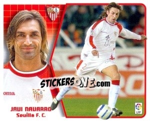 Sticker Javi Navarro - Liga Spagnola 2005-2006 - Colecciones ESTE