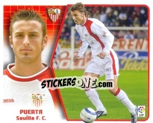 Cromo Puerta - Liga Spagnola 2005-2006 - Colecciones ESTE