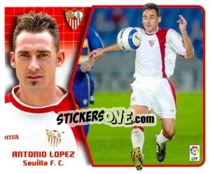 Cromo Antonio López - Liga Spagnola 2005-2006 - Colecciones ESTE