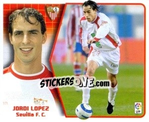 Cromo Jordi López - Liga Spagnola 2005-2006 - Colecciones ESTE