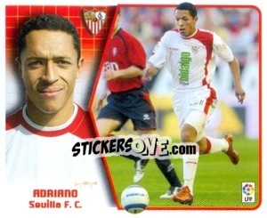 Sticker Adriano - Liga Spagnola 2005-2006 n. 373 - Colecciones ESTE