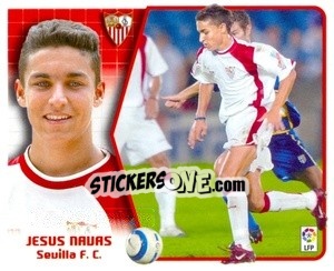 Sticker Jesús Navas - Liga Spagnola 2005-2006 n. 375 - Colecciones ESTE