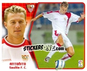 Sticker Antoñito - Liga Spagnola 2005-2006 n. 376 - Colecciones ESTE