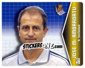 Sticker José María Amorrortu - Liga Spagnola 2005-2006 n. 382 - Colecciones ESTE