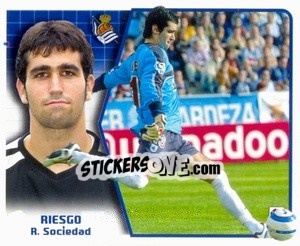 Cromo Riesgo - Liga Spagnola 2005-2006 n. 383 - Colecciones ESTE