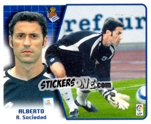 Cromo Alberto - Liga Spagnola 2005-2006 - Colecciones ESTE