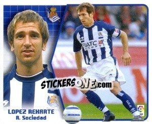Sticker López Rekarte - Liga Spagnola 2005-2006 - Colecciones ESTE