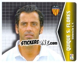 Sticker Quique Sánchez Flores - Liga Spagnola 2005-2006 n. 406 - Colecciones ESTE
