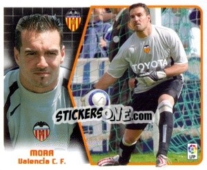 Sticker Mora - Liga Spagnola 2005-2006 n. 408 - Colecciones ESTE