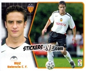 Cromo Ruz - Liga Spagnola 2005-2006 - Colecciones ESTE